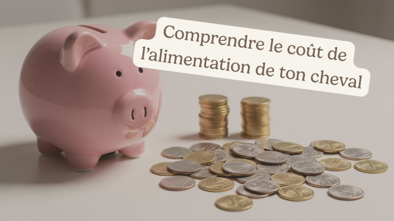 Comprendre le coût de l'alimentation de ton cheval