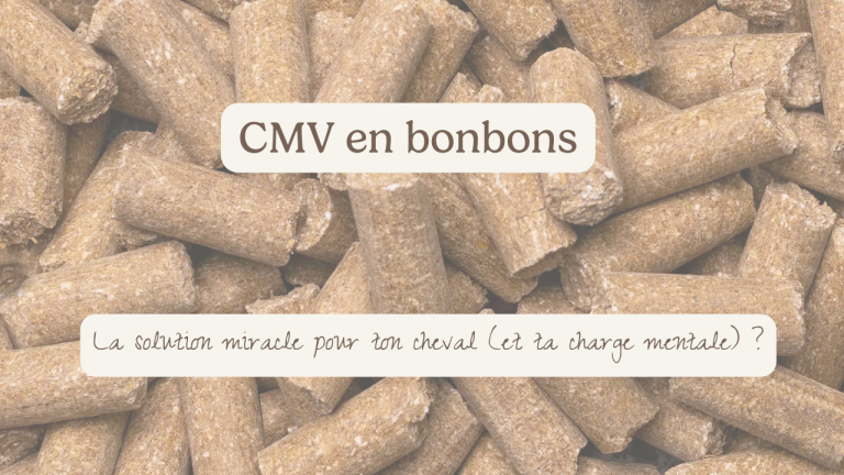 CMV en bonbons : La solution miracle pour ton cheval (et ta charge mentale) ?